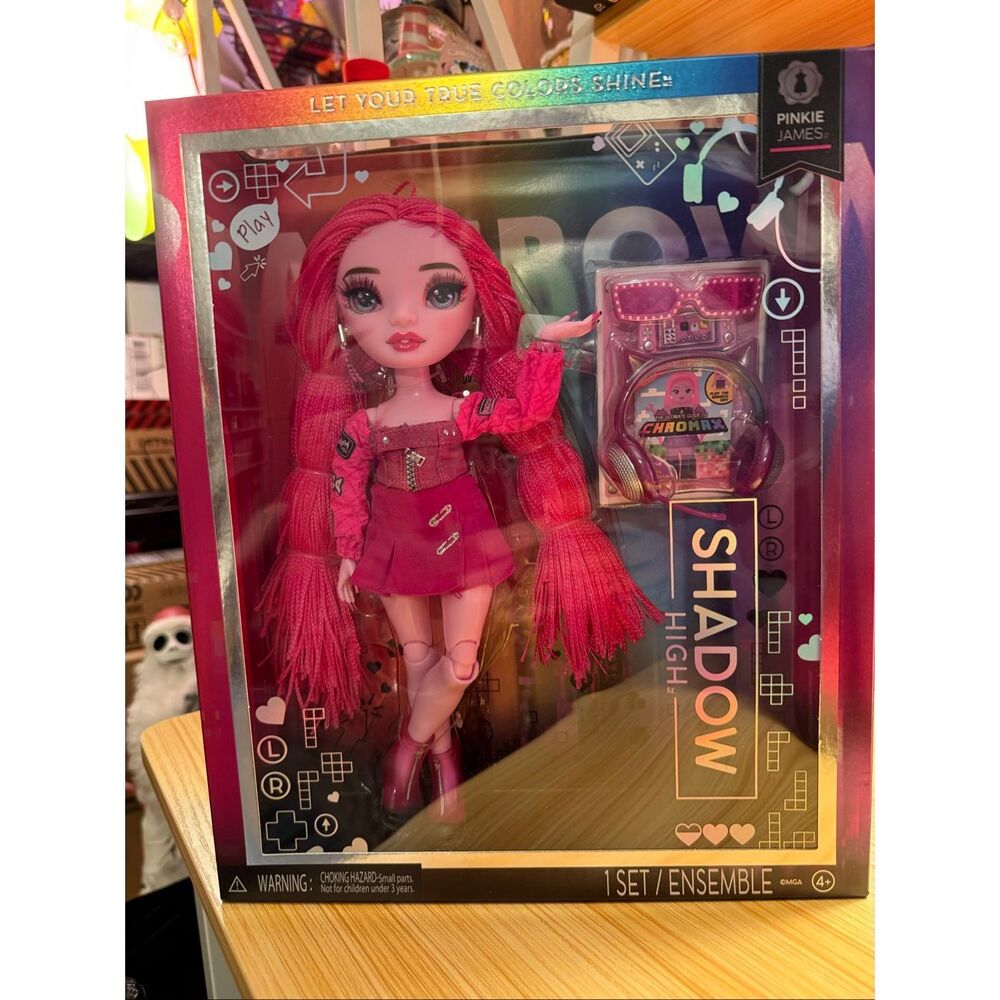 NEW Rainbow High Shadow High Pinkie James Fashion Doll With Accessories